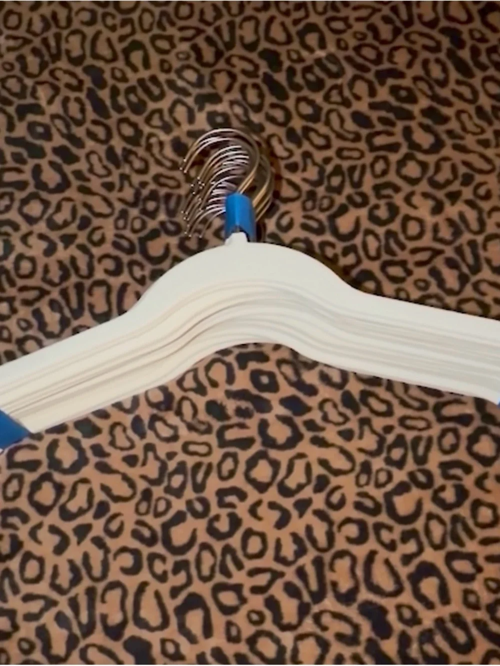 White Velvet Clothes Hangers